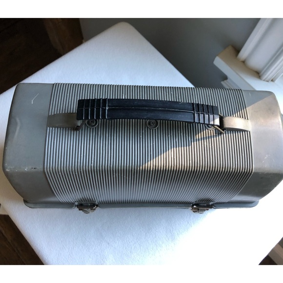 Vintage 1960’s Grey Thermos Lunch Box - Picture 4 of 8